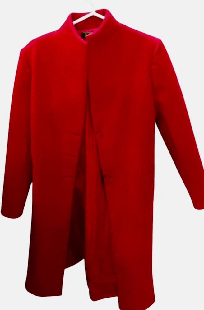 Red Alpaca woman’s luxury coat