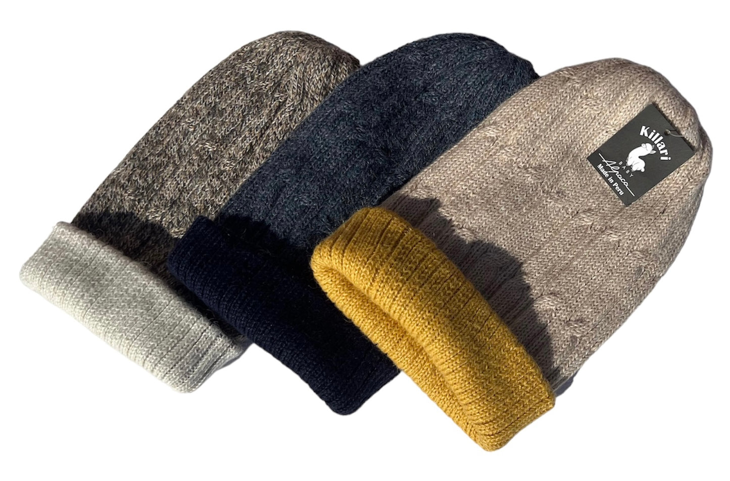 Alpaca doble sized solid color hats