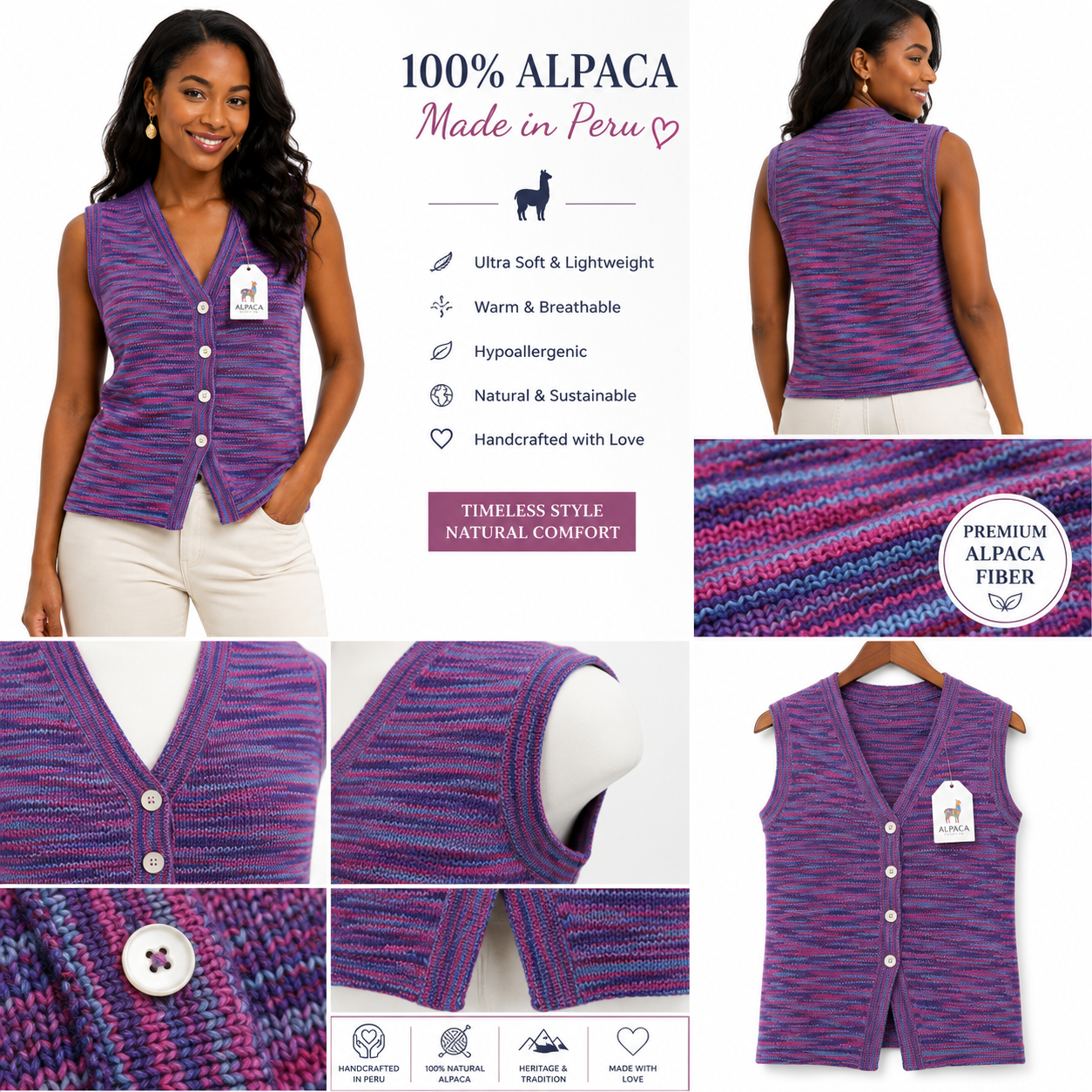 Breeze Baby Alpaca Women’s Vest