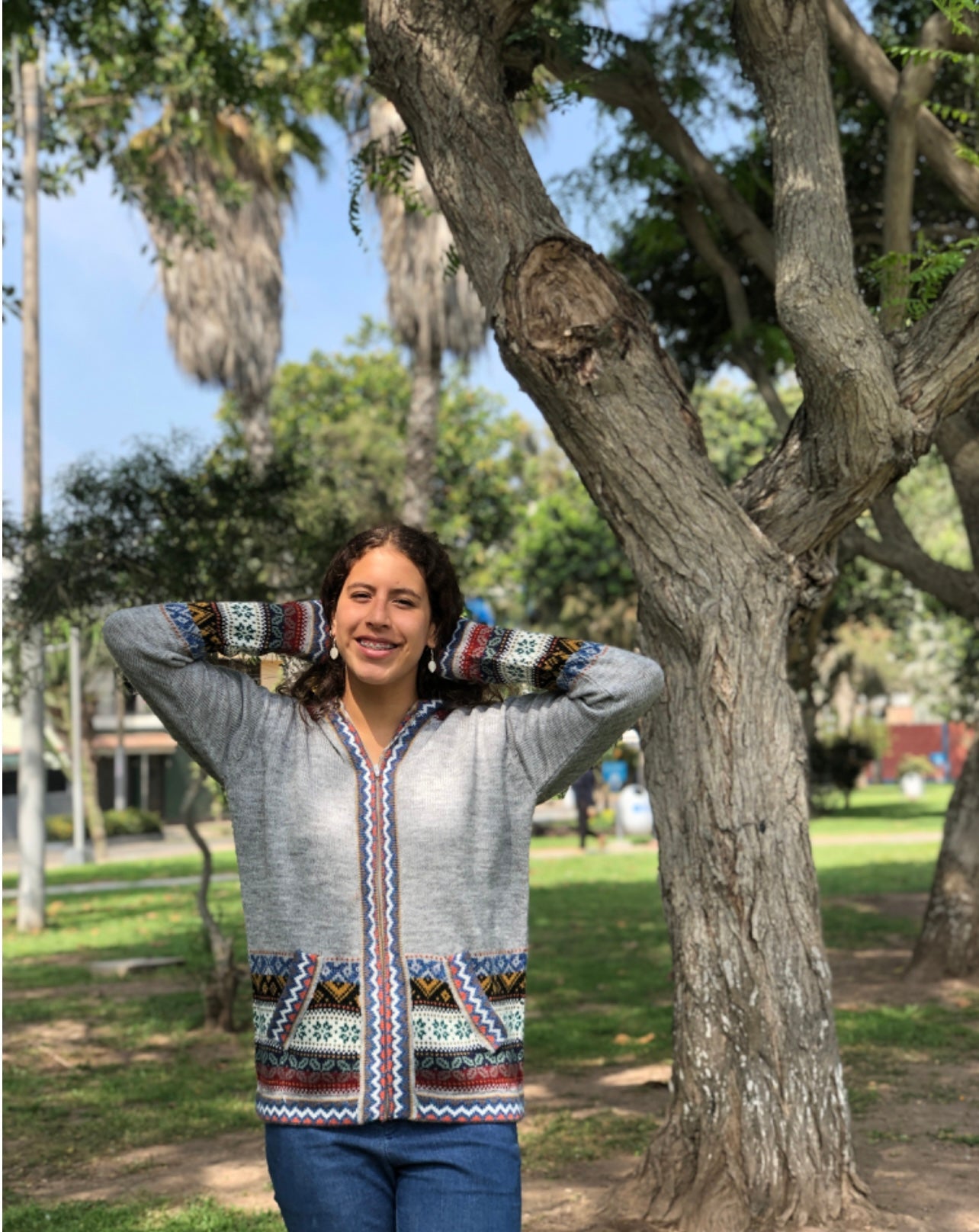 Luxury Gray Alpaca Sweater