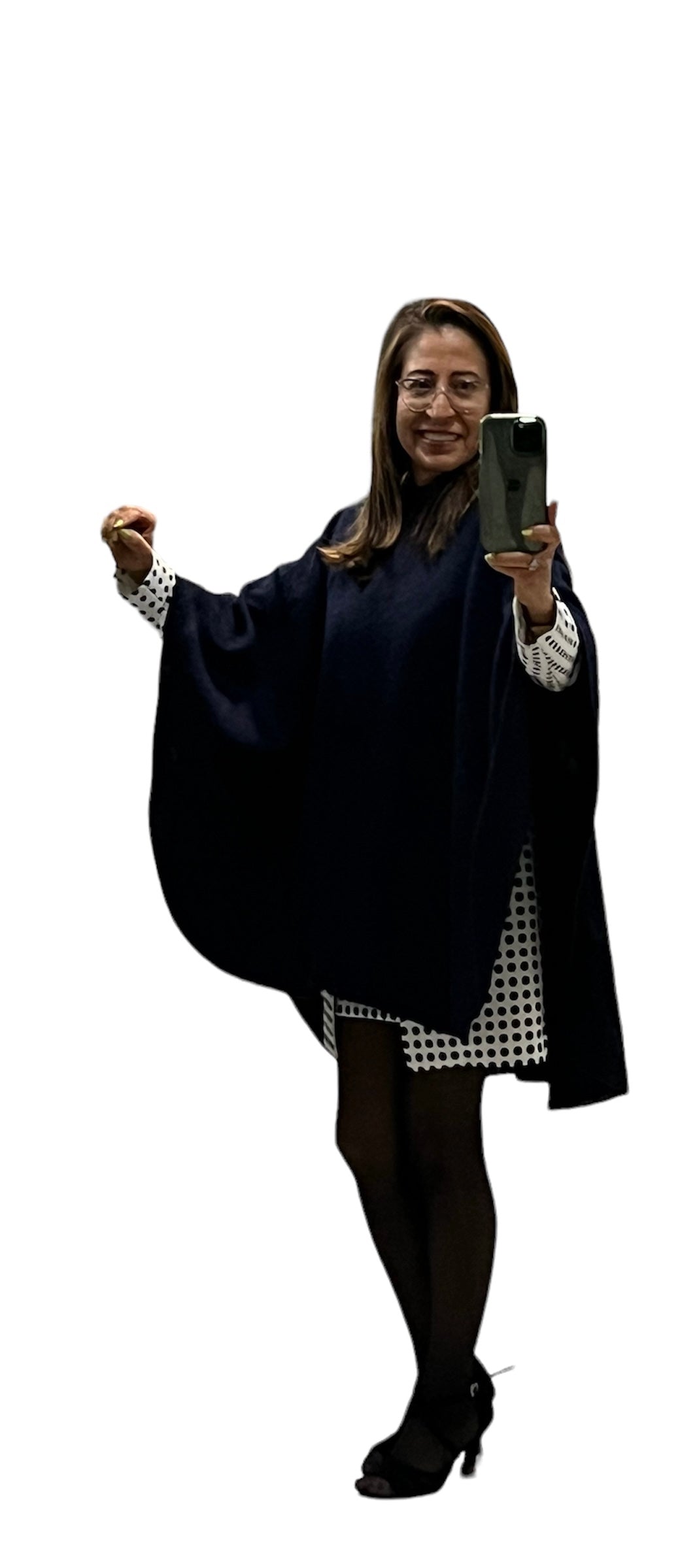 Blue Alpaca Cape