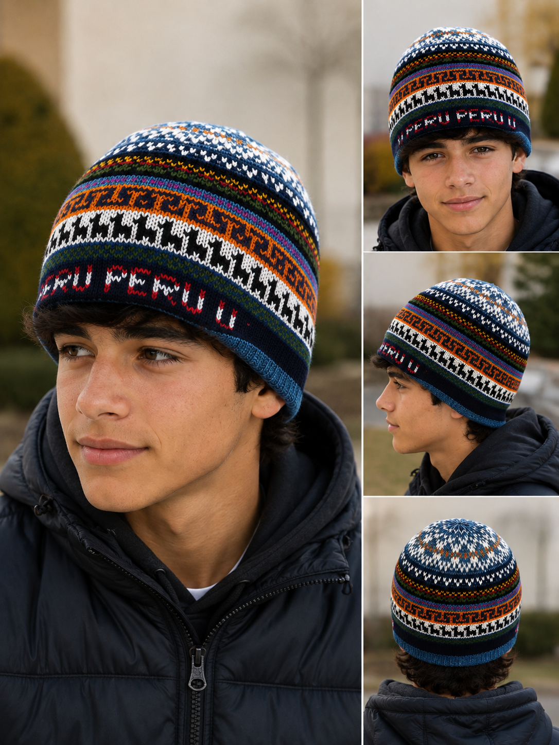 Andean Colors Peruvian Alpaca Beanie – Unisex