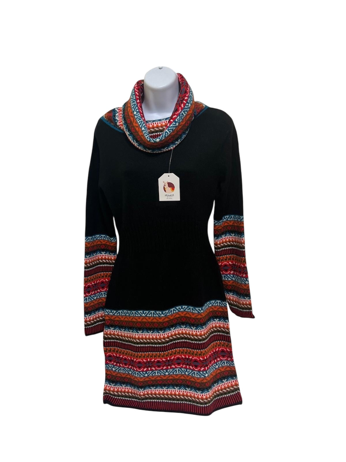 Black Alpaca Women’s Designed Dress