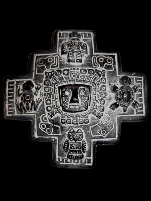 Chakana Inca’s Medicine Wheel brooch pin