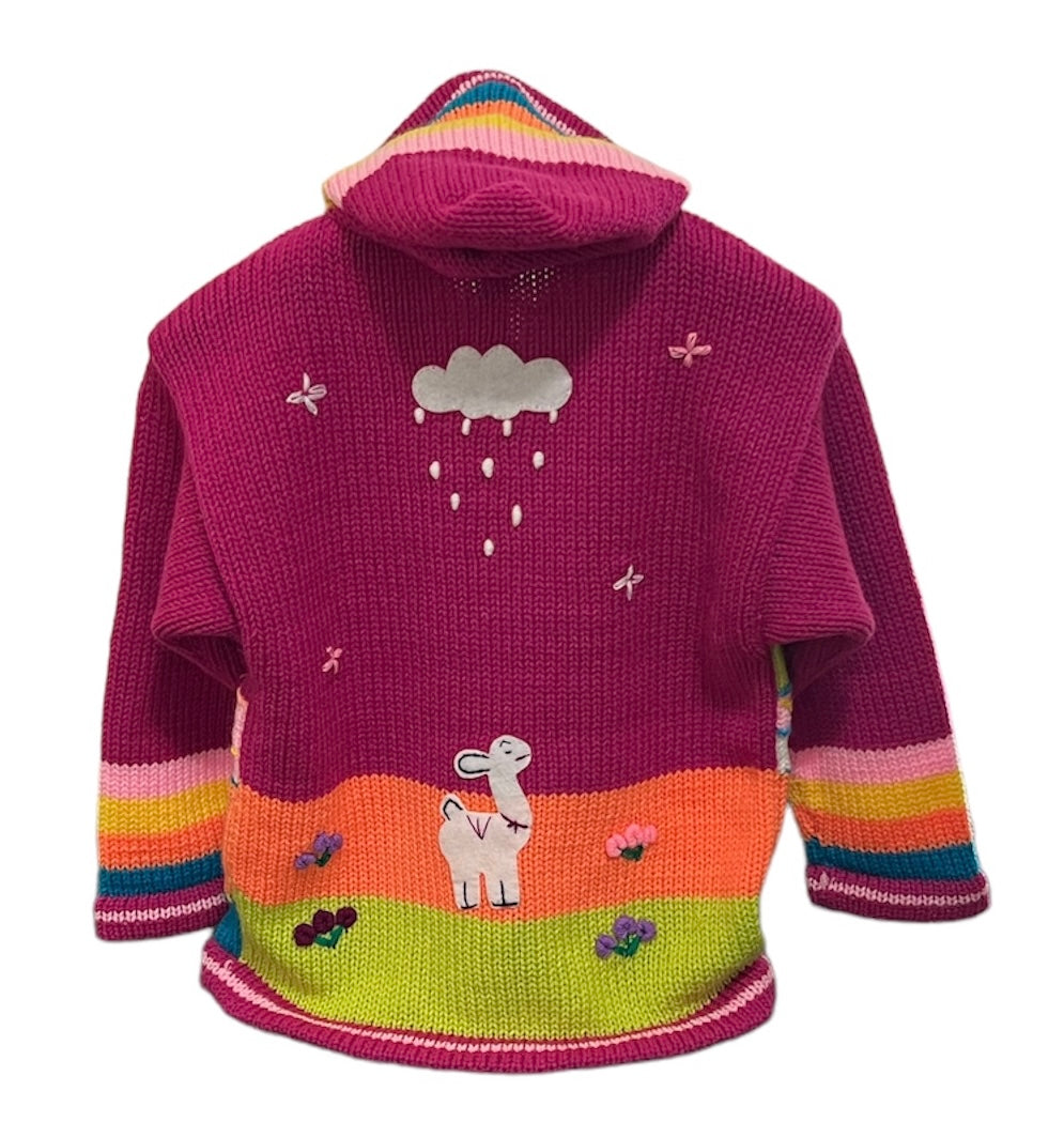 Dark Pink girls sweater