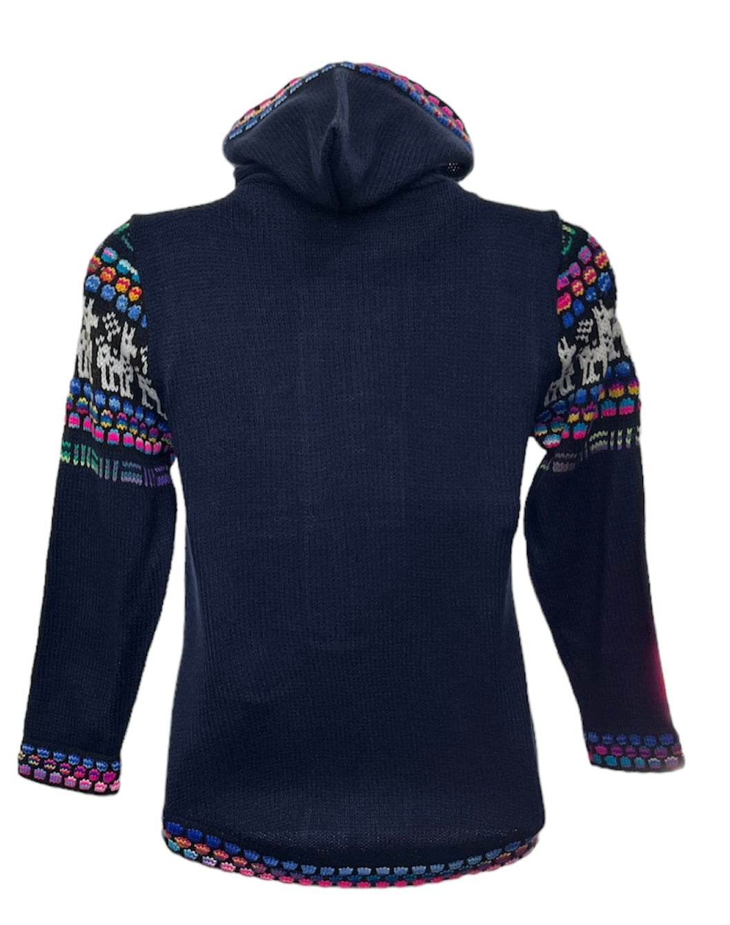 Alpaca Blue rainbow woman sweater