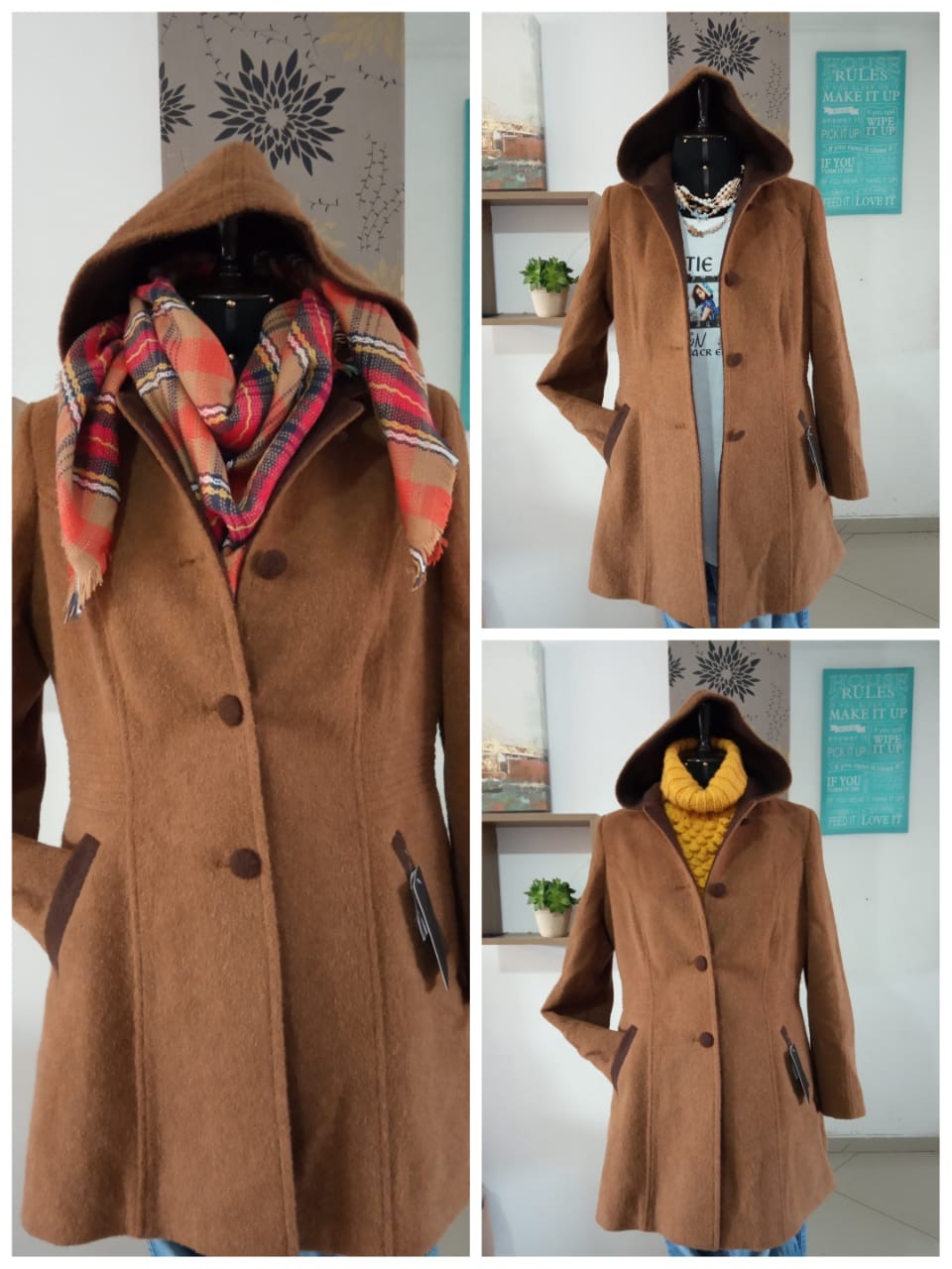 Luxury Brown Alpaca Blazer