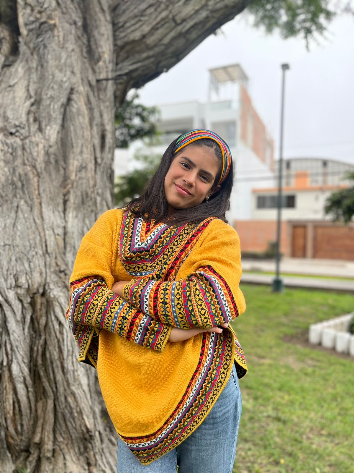 Alpaca Cowl Neck Sweater – Mustard Gold