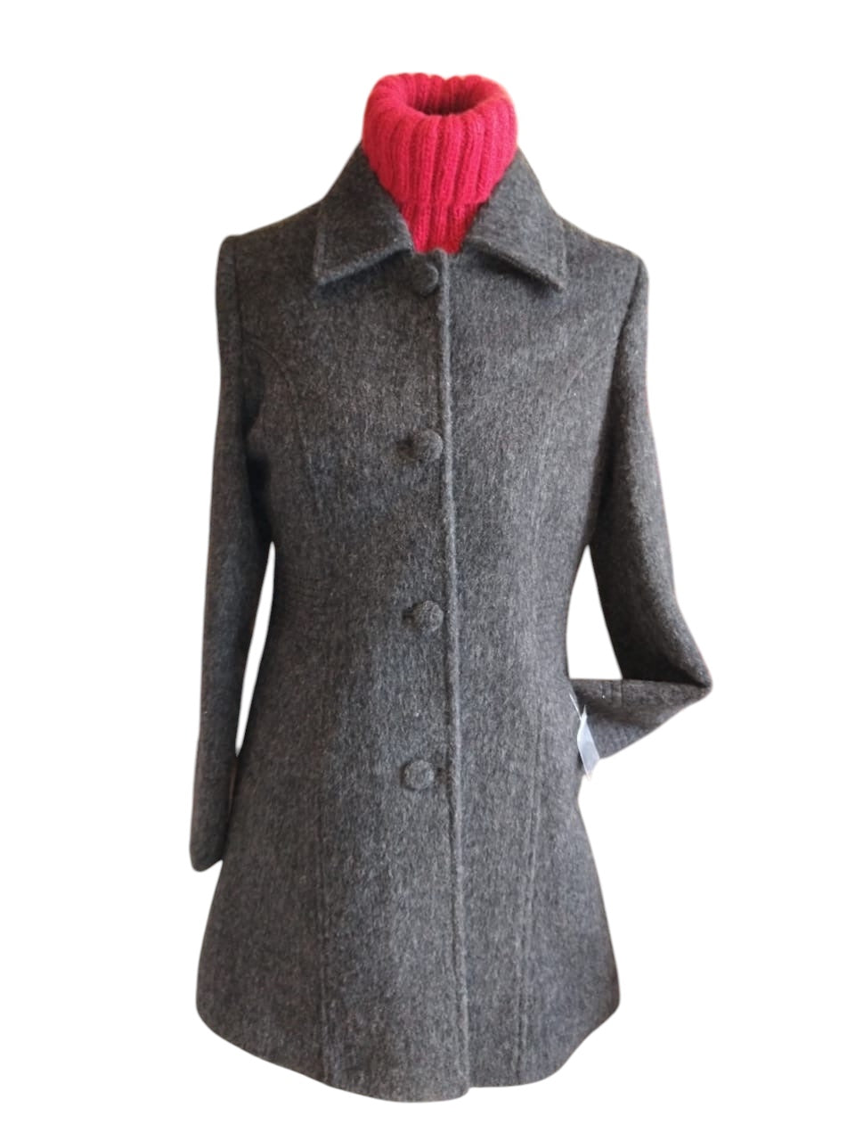 Gray Luxury Alpaca Blazer