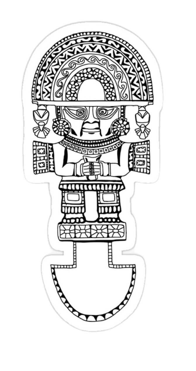 Inca Tumi brooch pin