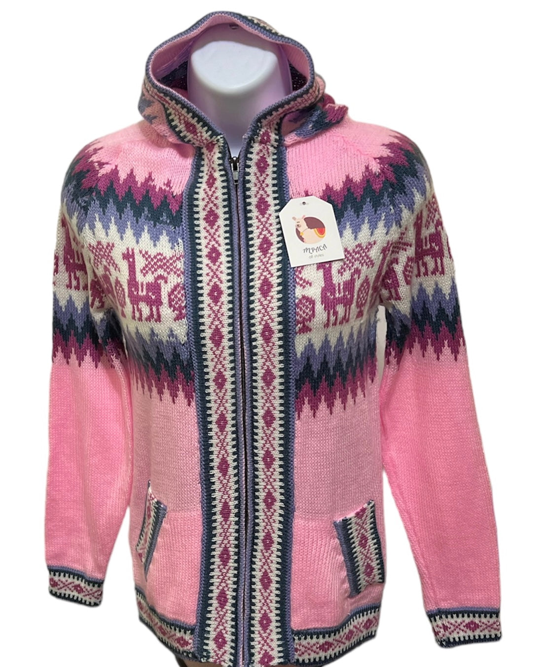XS Assorted Colors Alpaca Children Sweaters