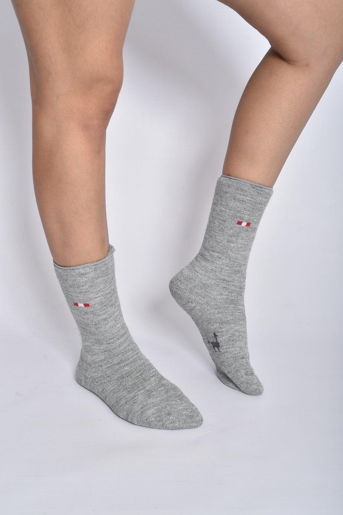Gray Alpaca Socks from Perú 🇵🇪
