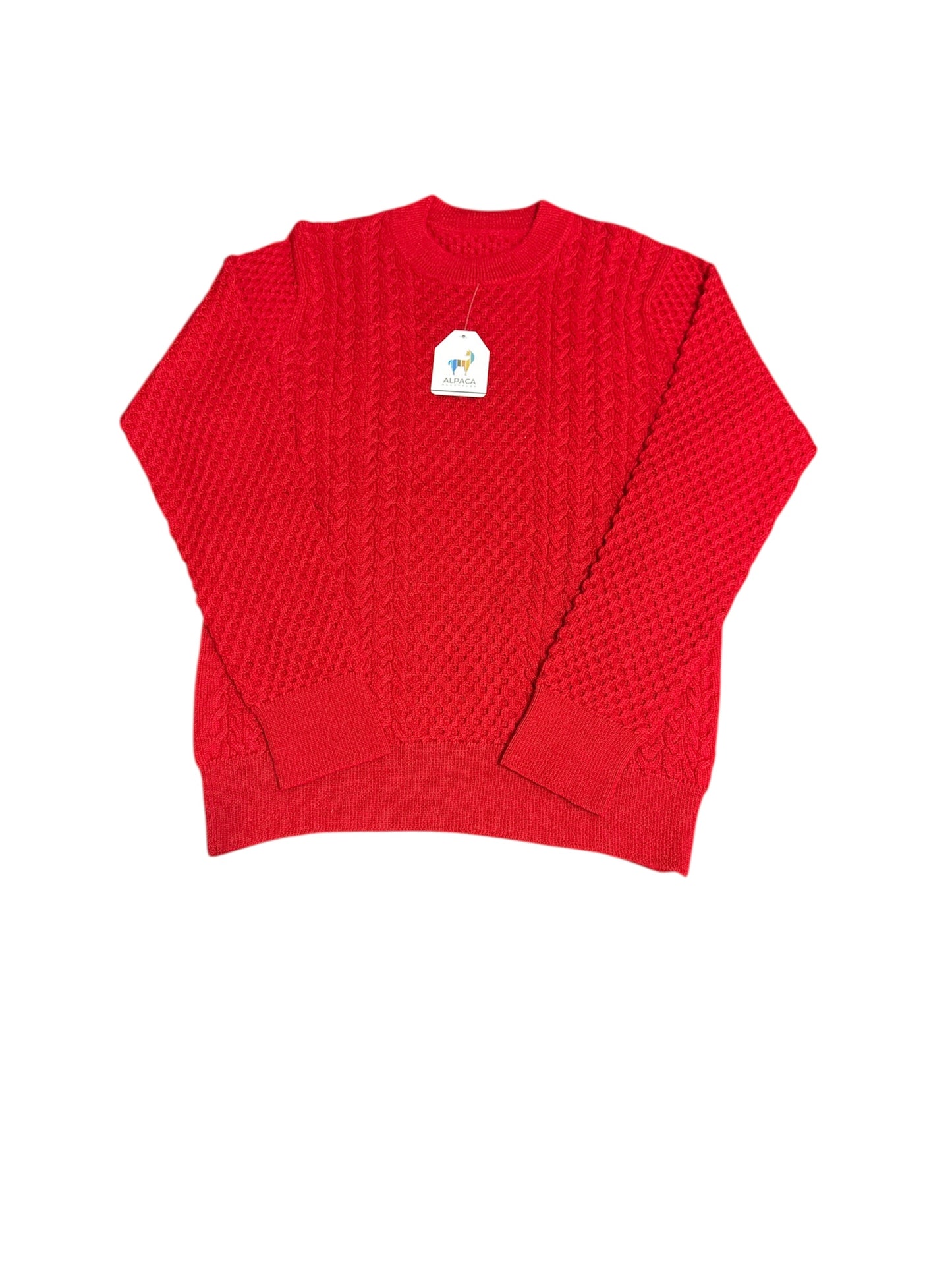 Baby Alpaca Red Sweater