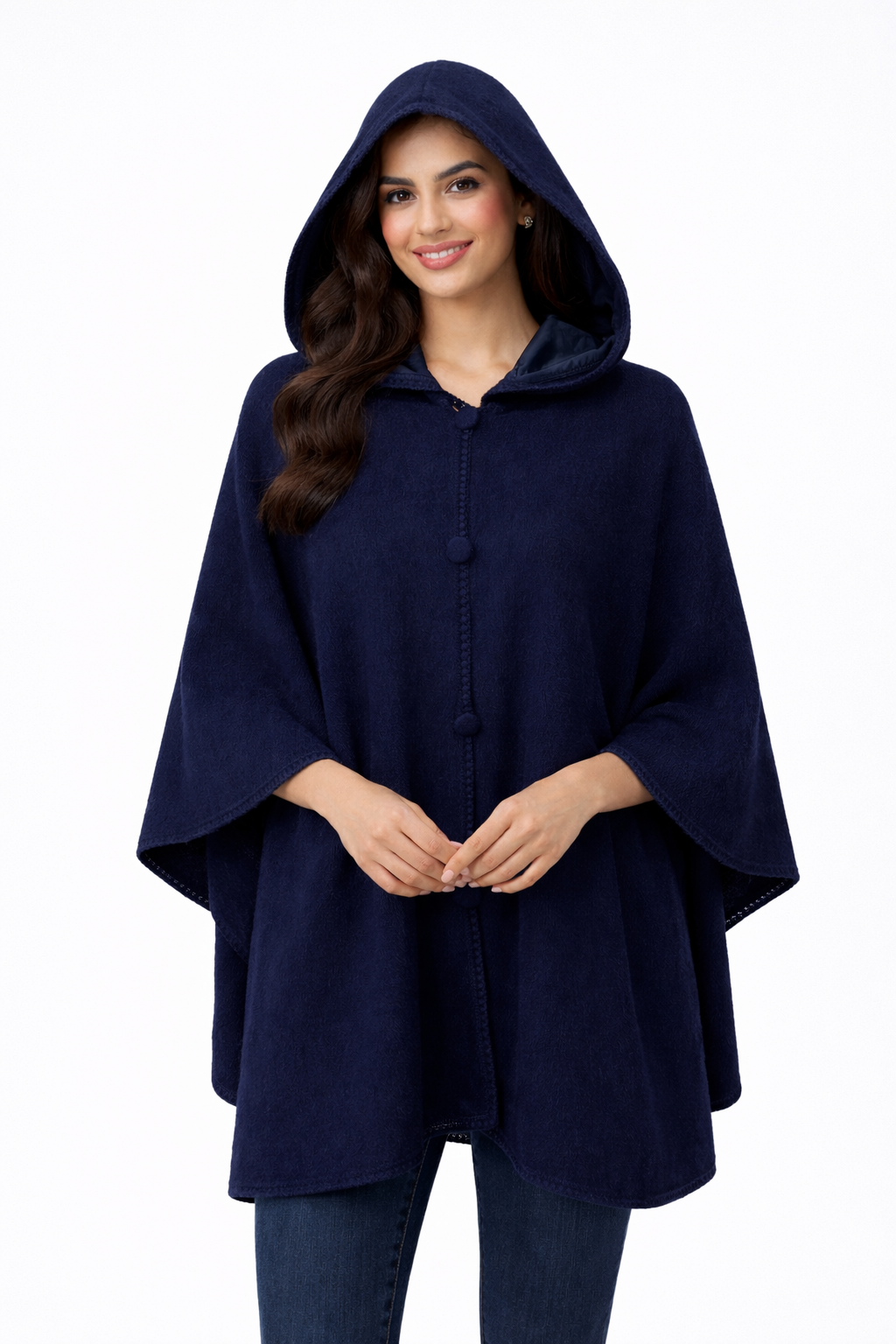 Blue Alpaca Cape