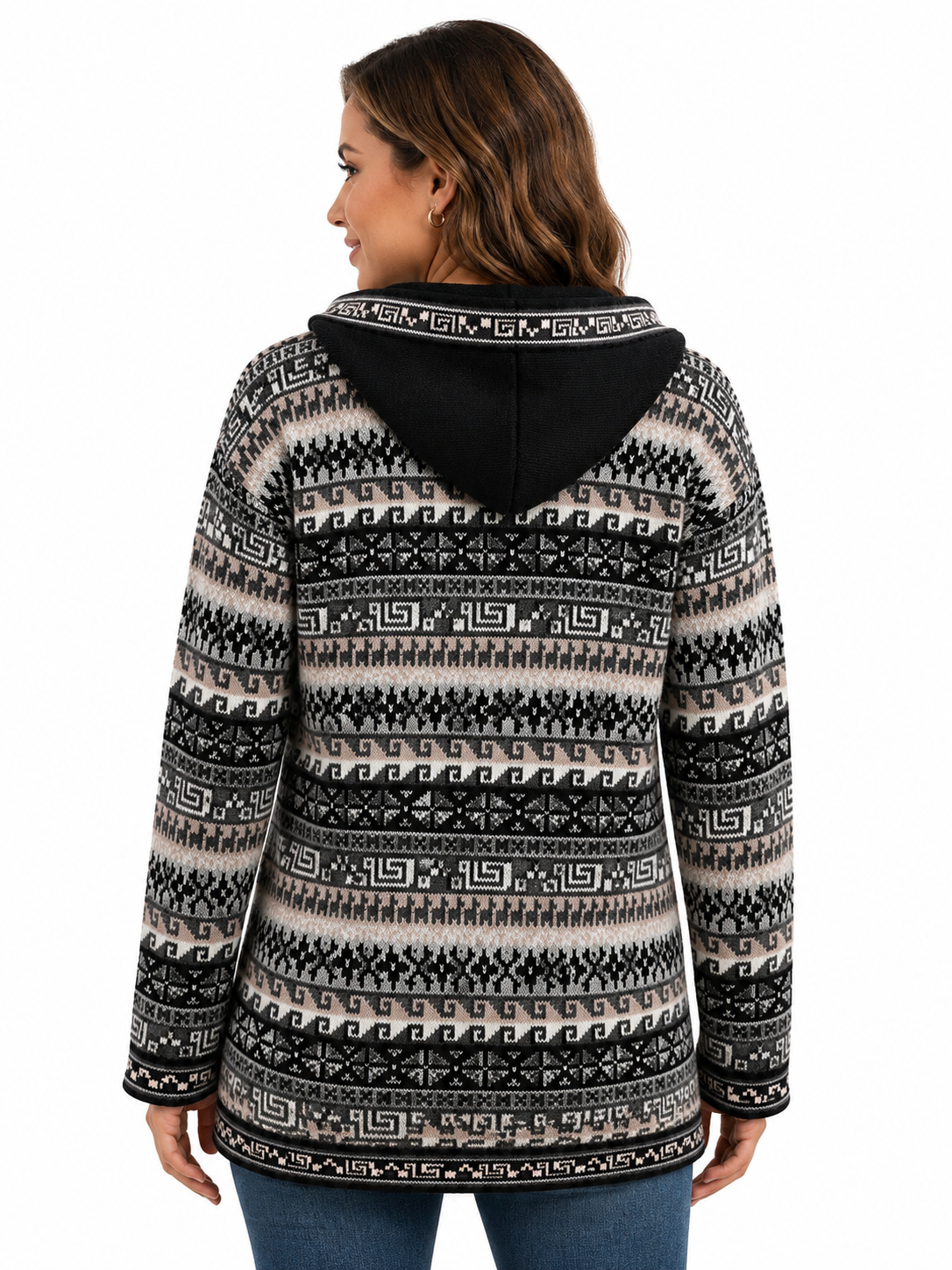 🦙 Andean Eclipse Alpaca Hooded Jacket