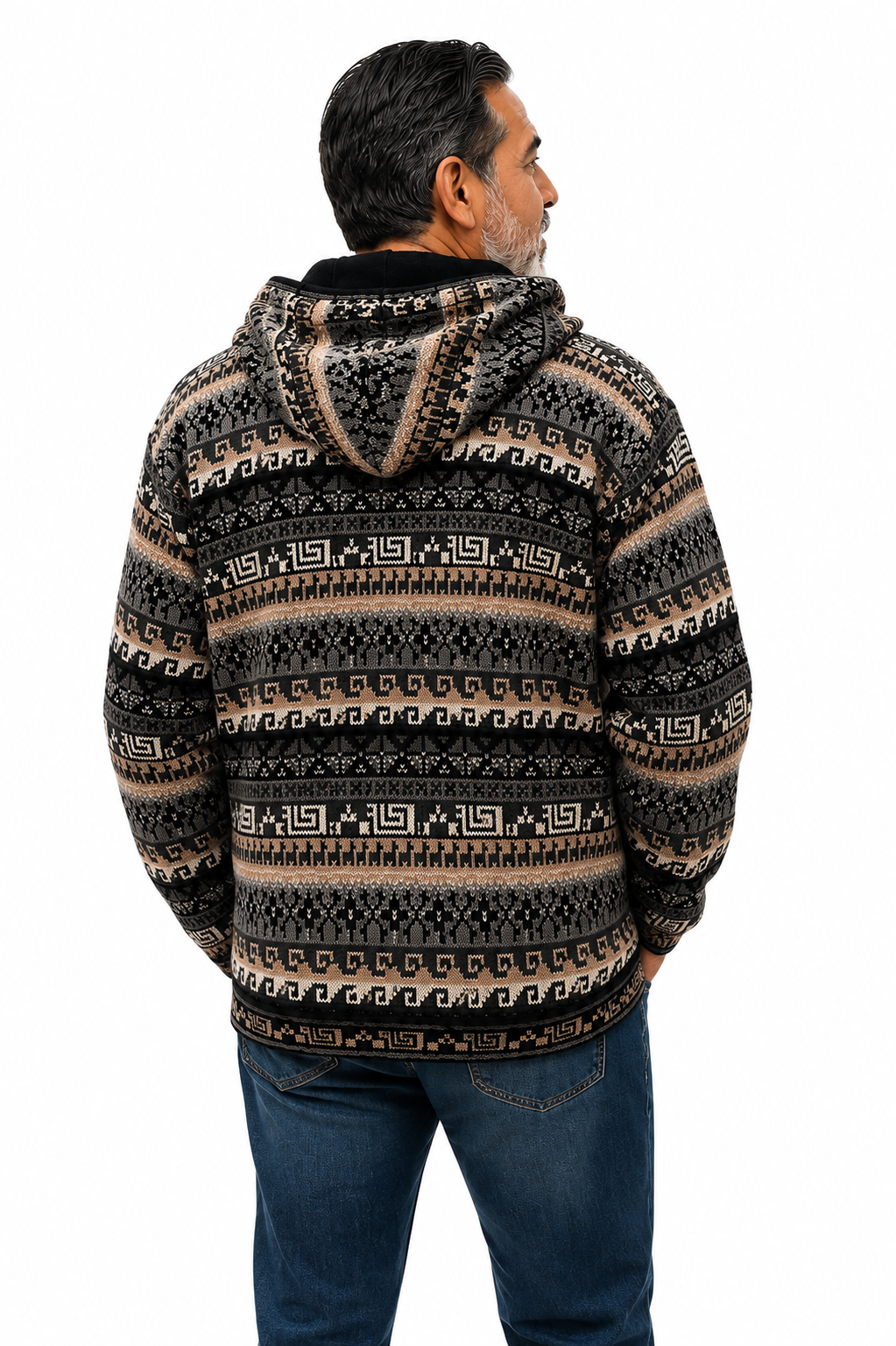 Andean Heritage Men’s Alpaca Hooded Sweater