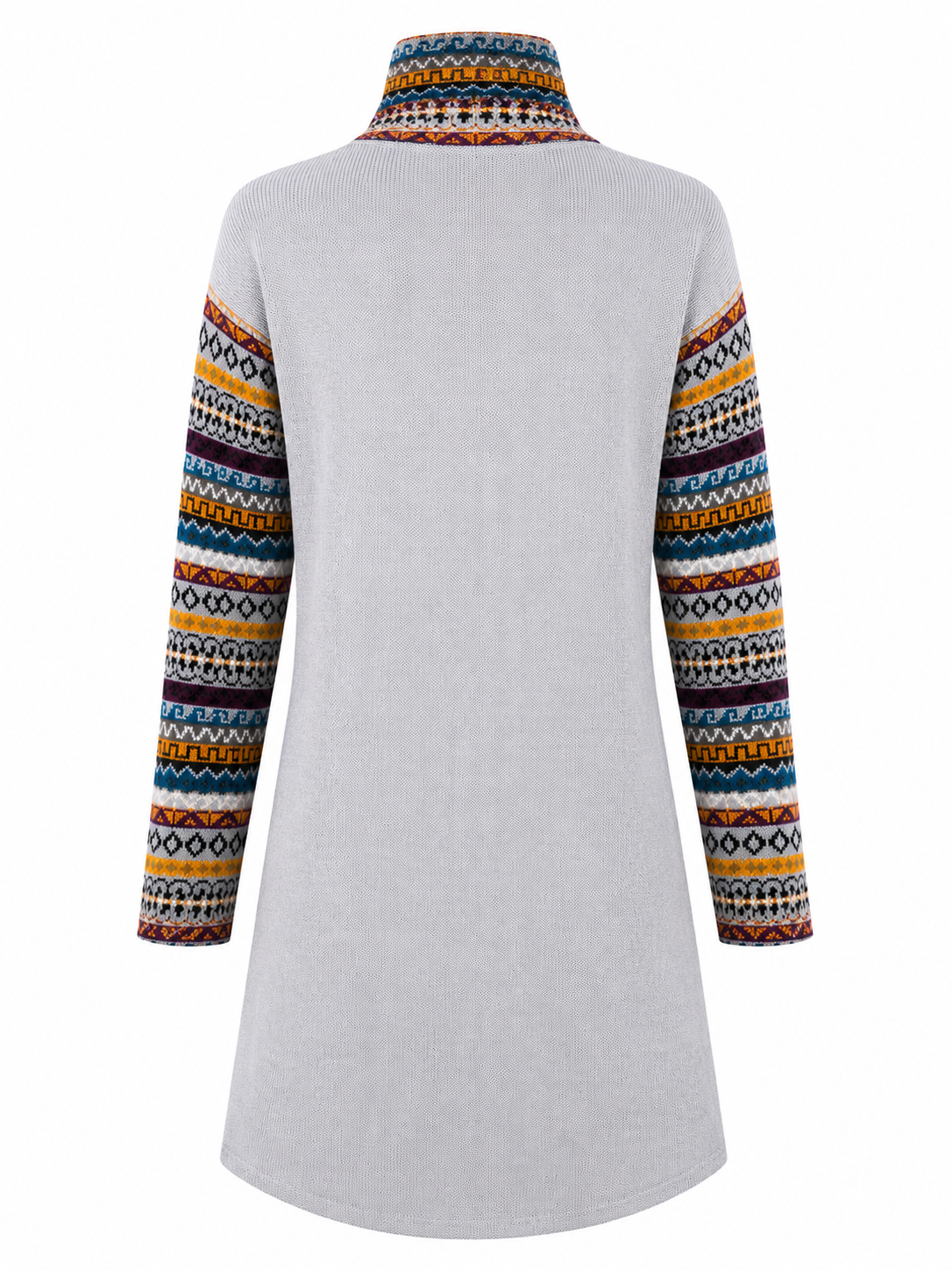 Midnight Inca Alpaca Cardigan Gray