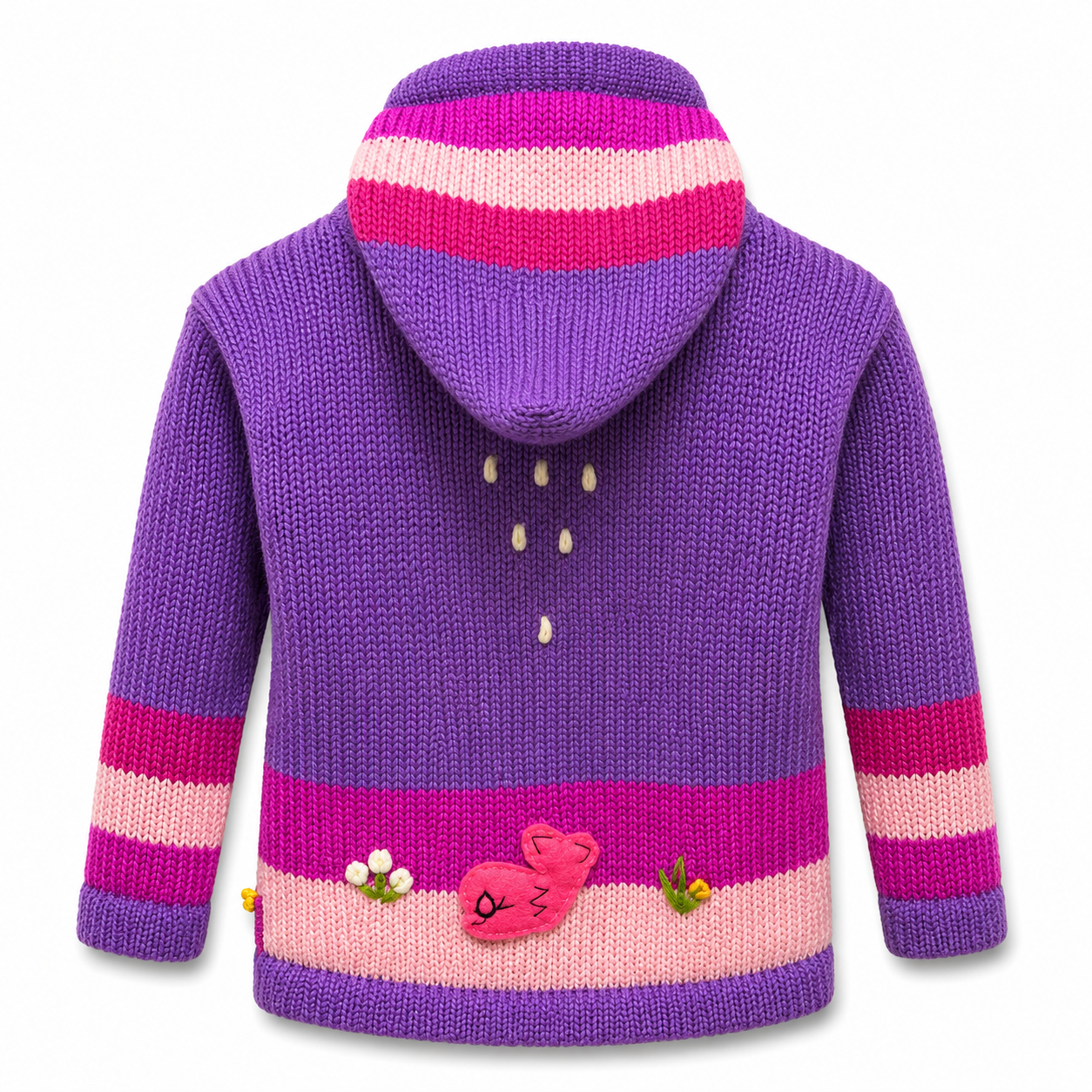🌈 Andean Adventure Kids Hoodie - Violet
