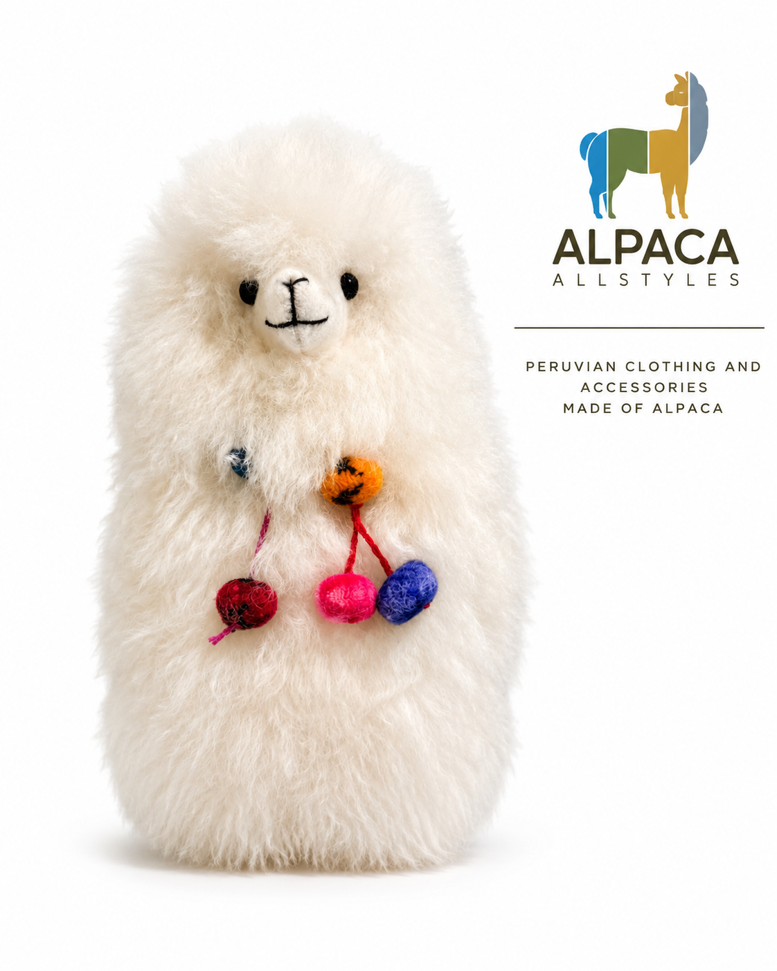 Andean Charm Handmade Alpaca Fur Decor