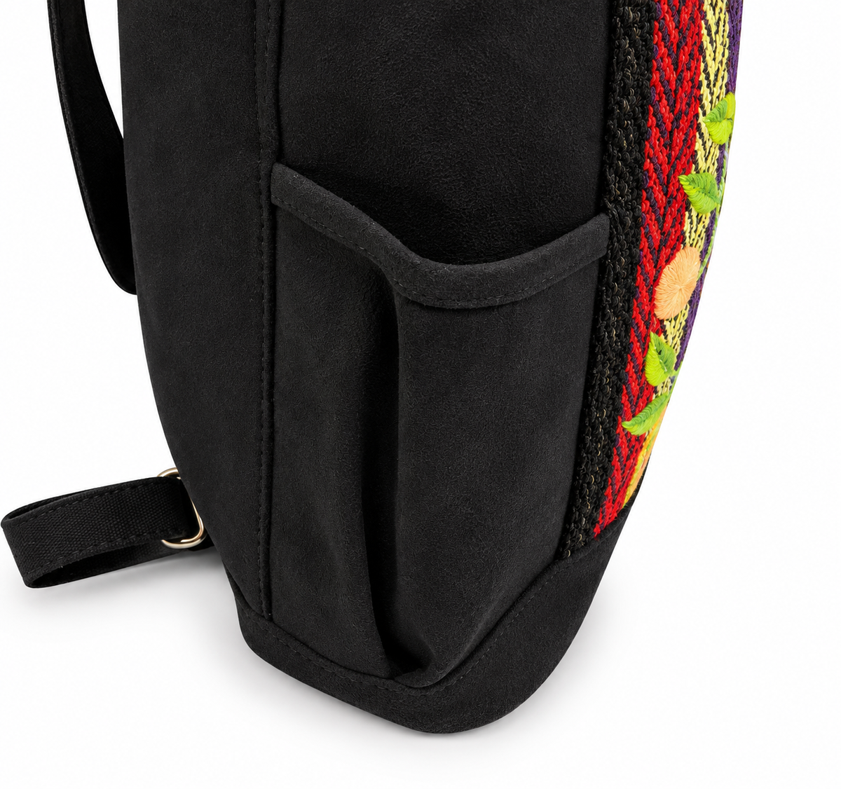 Andean Bloom Embroidered Backpack – Handmade in Peru 🇵🇪