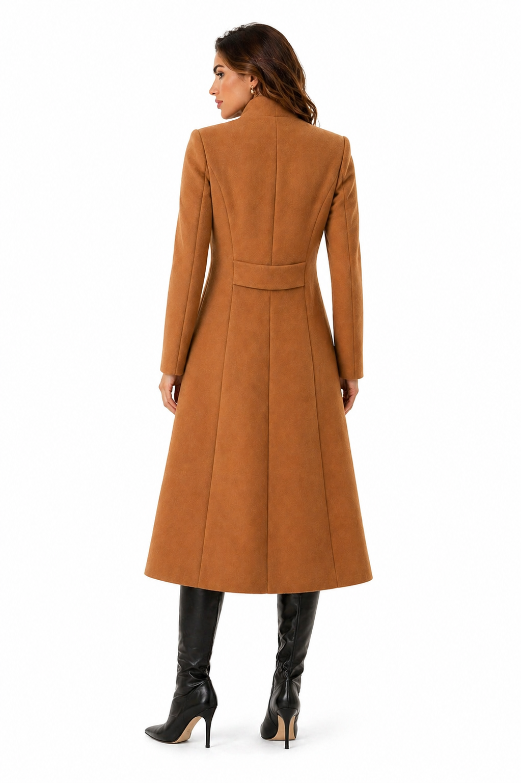 Luxury Caramel Alpaca Coat( Pre-Order Available)