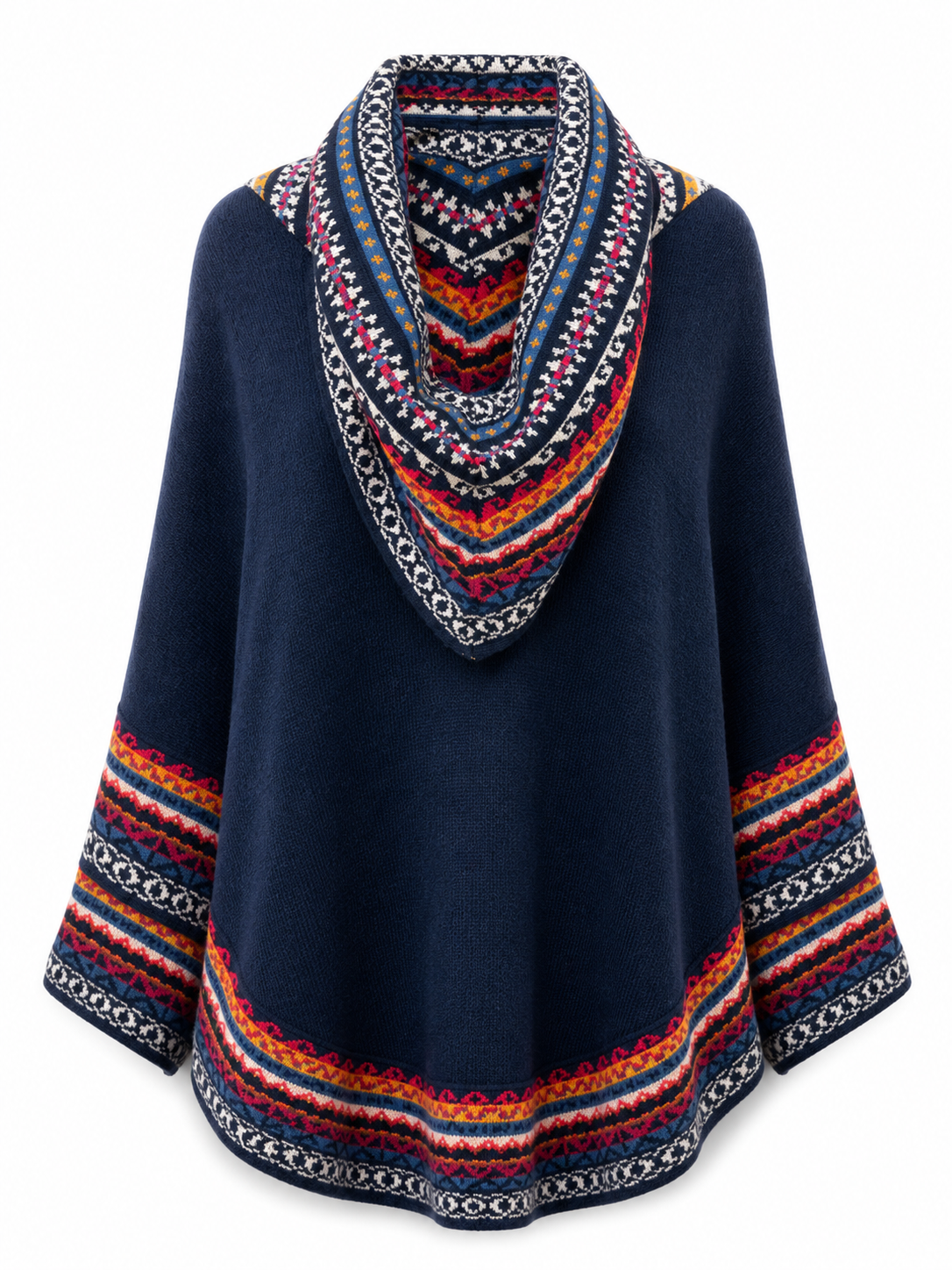 Alpaca Ruana Hoodie Sweater