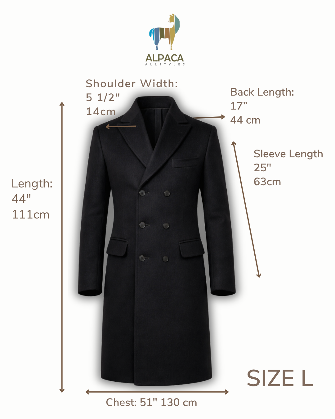 Storm Prestige Men’s Alpaca Coat