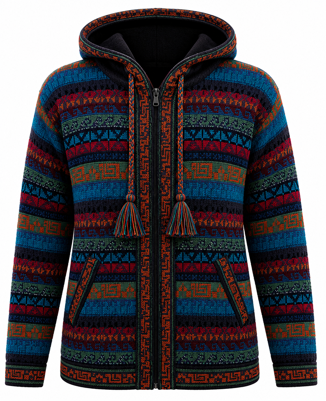 Silk Road Alpaca Hoodie Jacket