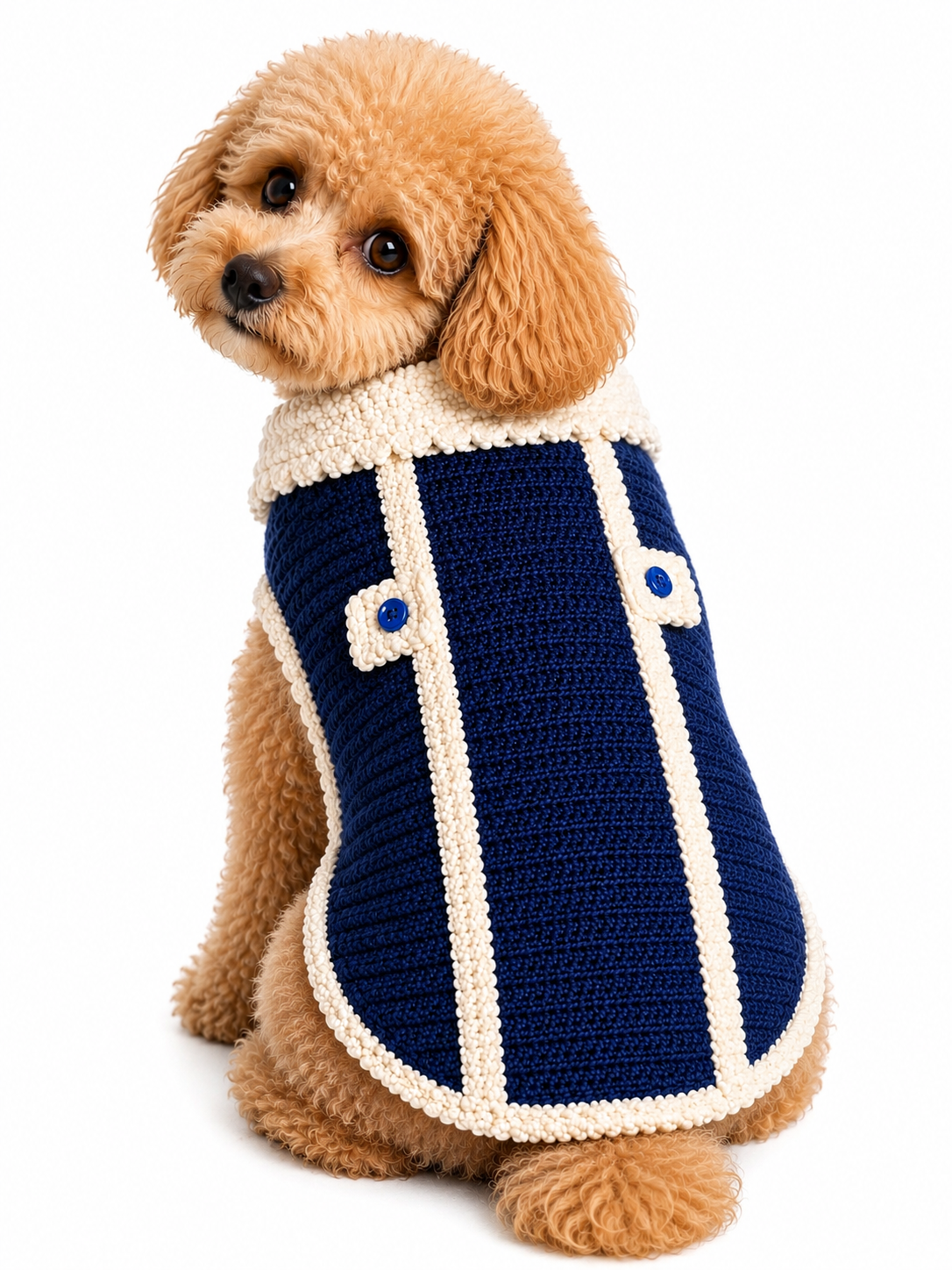 💙 Handmade Baby Alpaca Royal Andes Dog Coat