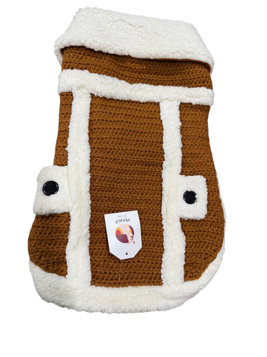 Alpine Cozy Sherpa Dog Coat
