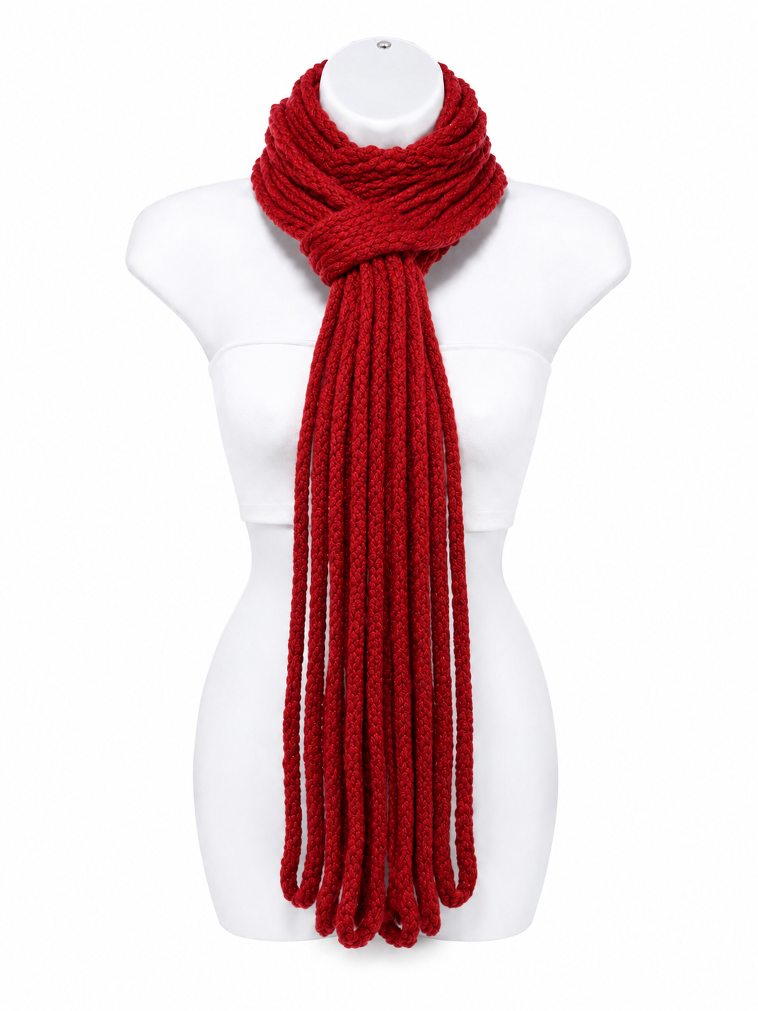 PRE-ORDER Handmade Red Baby Alpaca Scarf