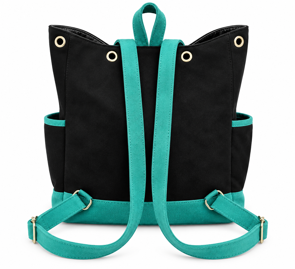 Andean Turquoise Bloom Embroidered Backpack – Made in Peru 🇵🇪