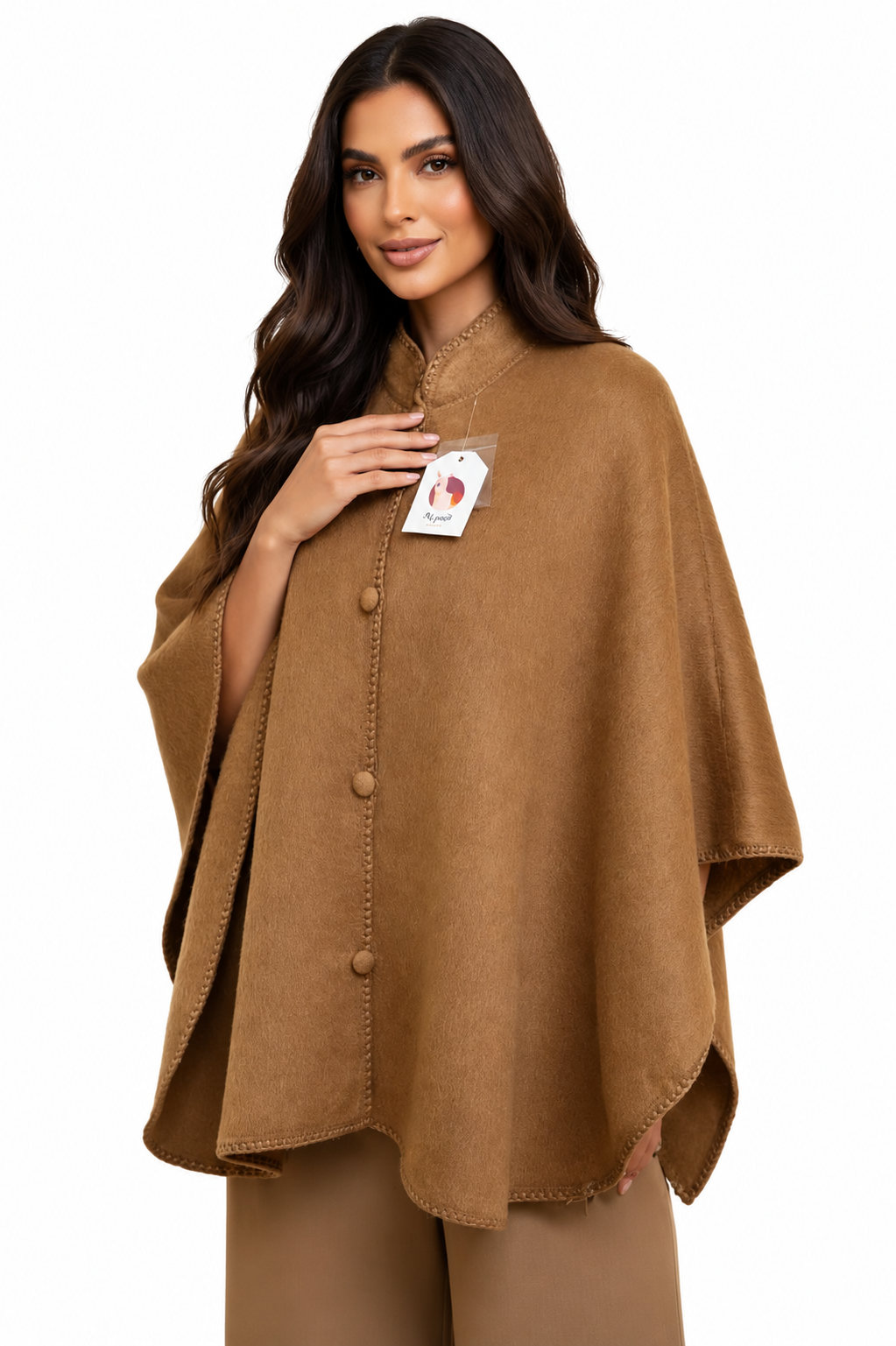 Sumaq Camel Alpaca Poncho