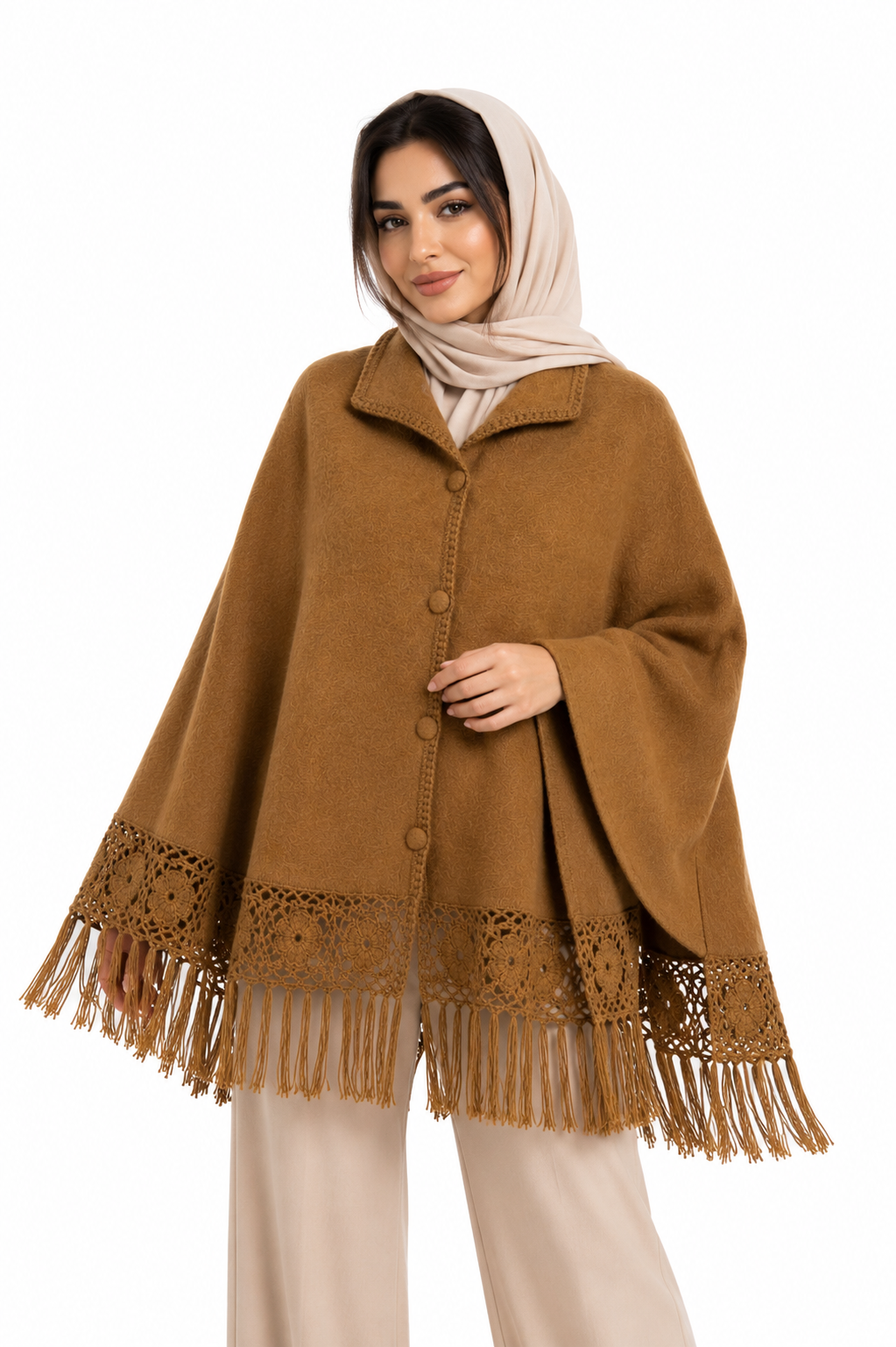 Andean Sunset Alpaca Poncho