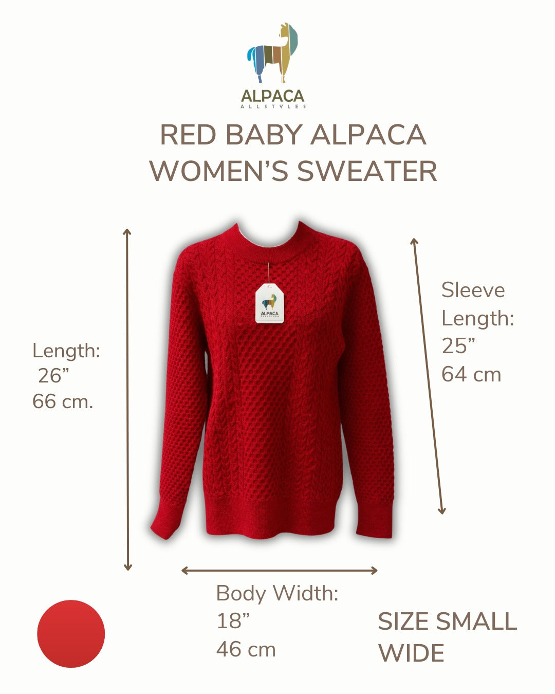 Ruby Baby Alpaca Women’s Sweater