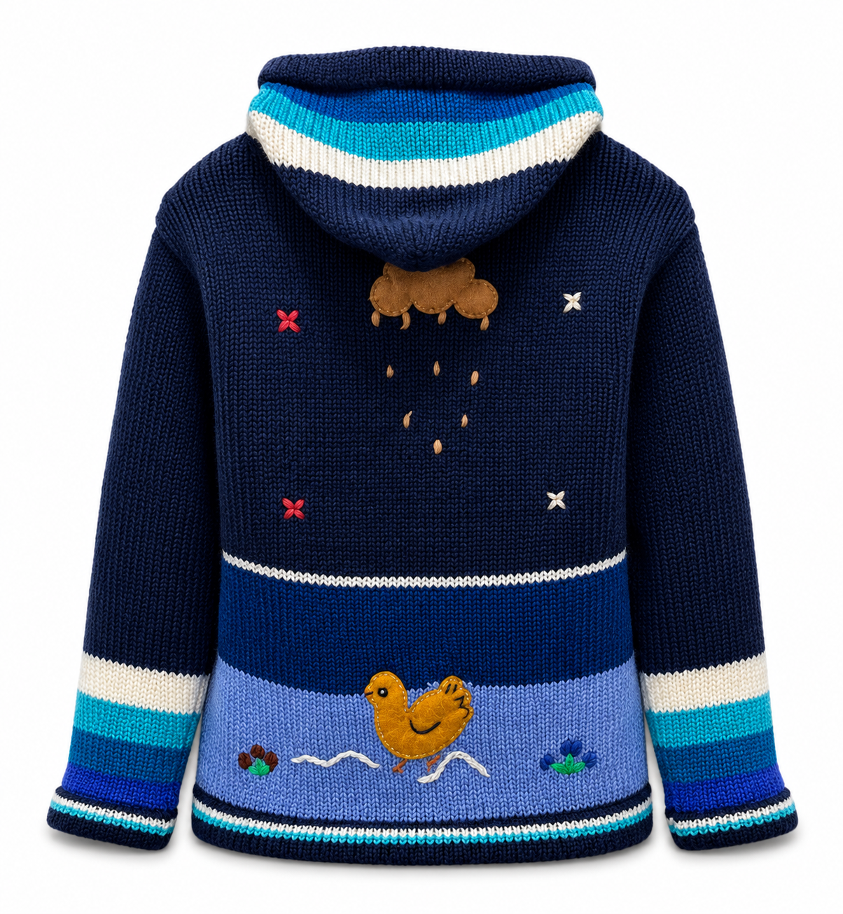 Andean Adventure Kids Hoodie - Blue moon