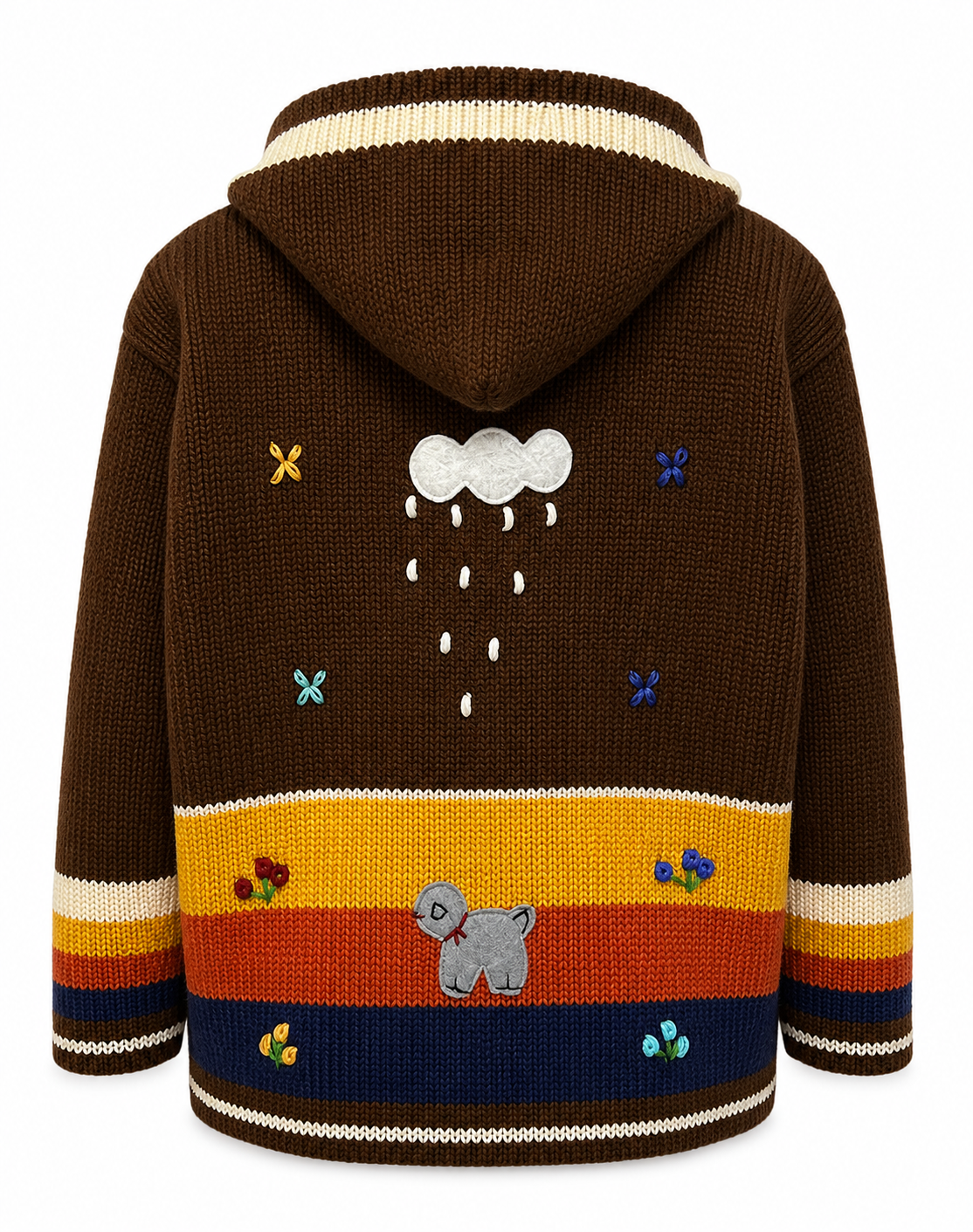🌈 Andean Adventure Kids Hoodie - Brown