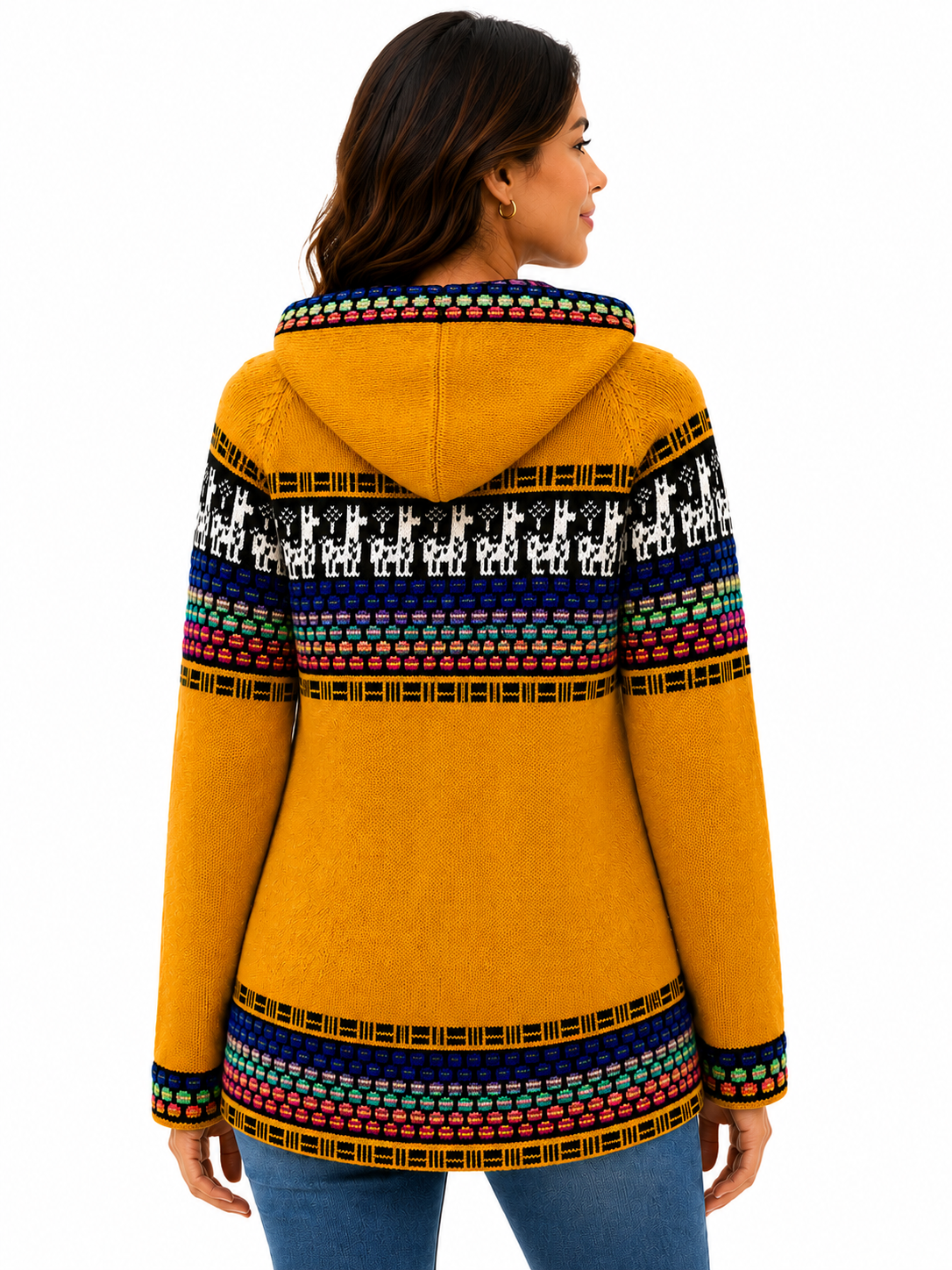 Golden Llama Alpaca Hoodie