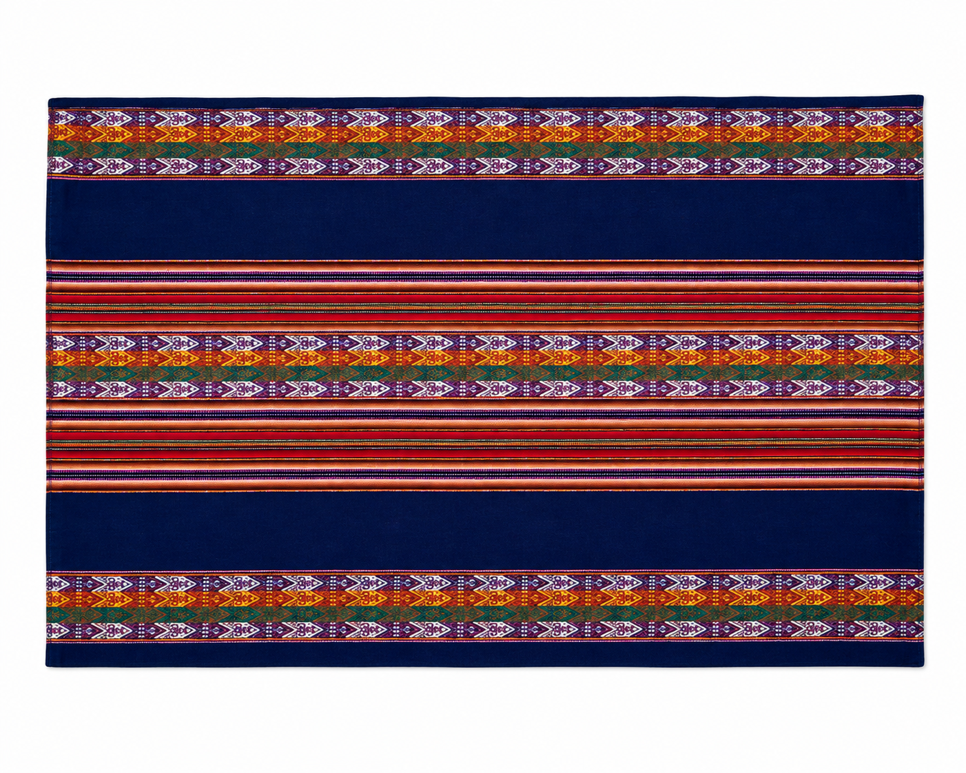 Andean Heritage Peruvian Tablecloth – Royal Blue