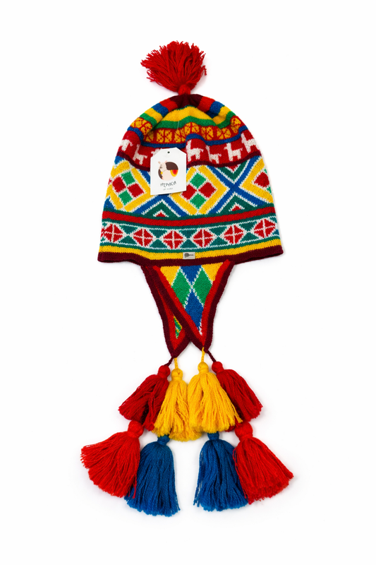 Handcrafted Chullo Hat Celebration Edition.
