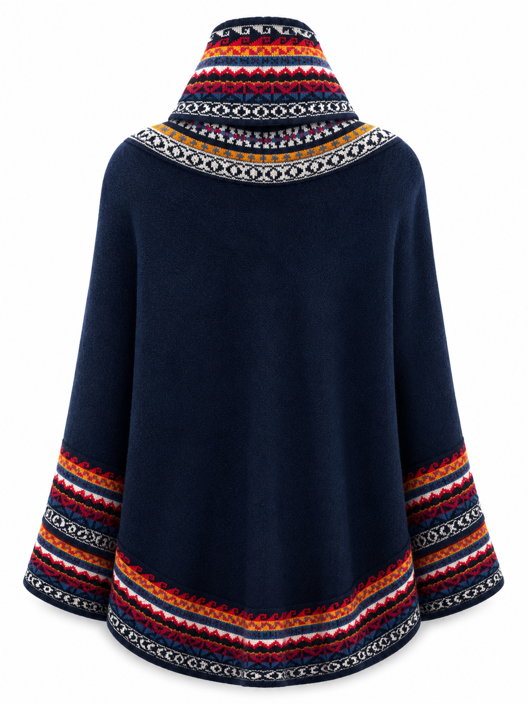 Alpaca Ruana Hoodie Sweater