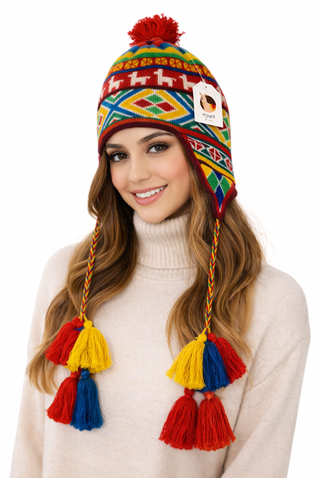 Handcrafted Chullo Hat Celebration Edition.
