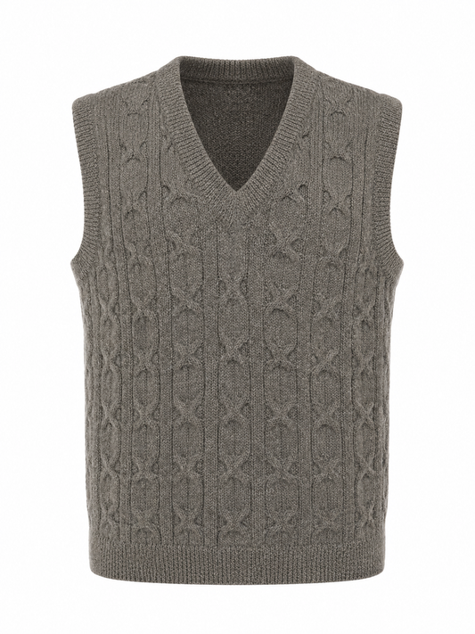 Andes Baby Alpaca Men’s Vest.