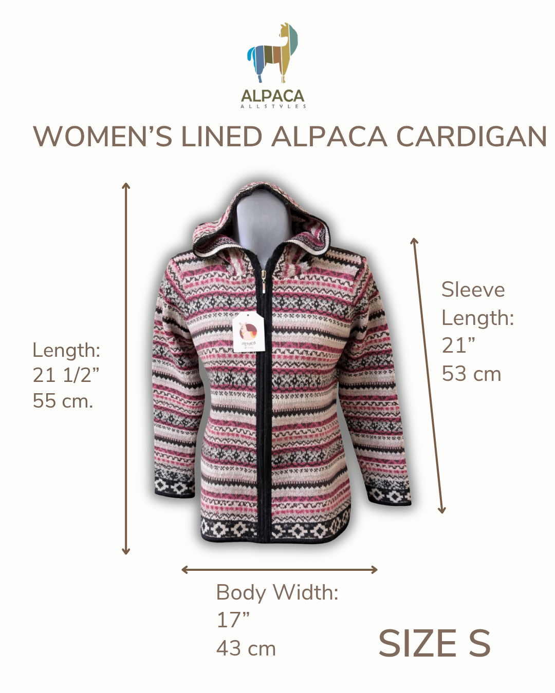 Alpaca  pattern designed sweater