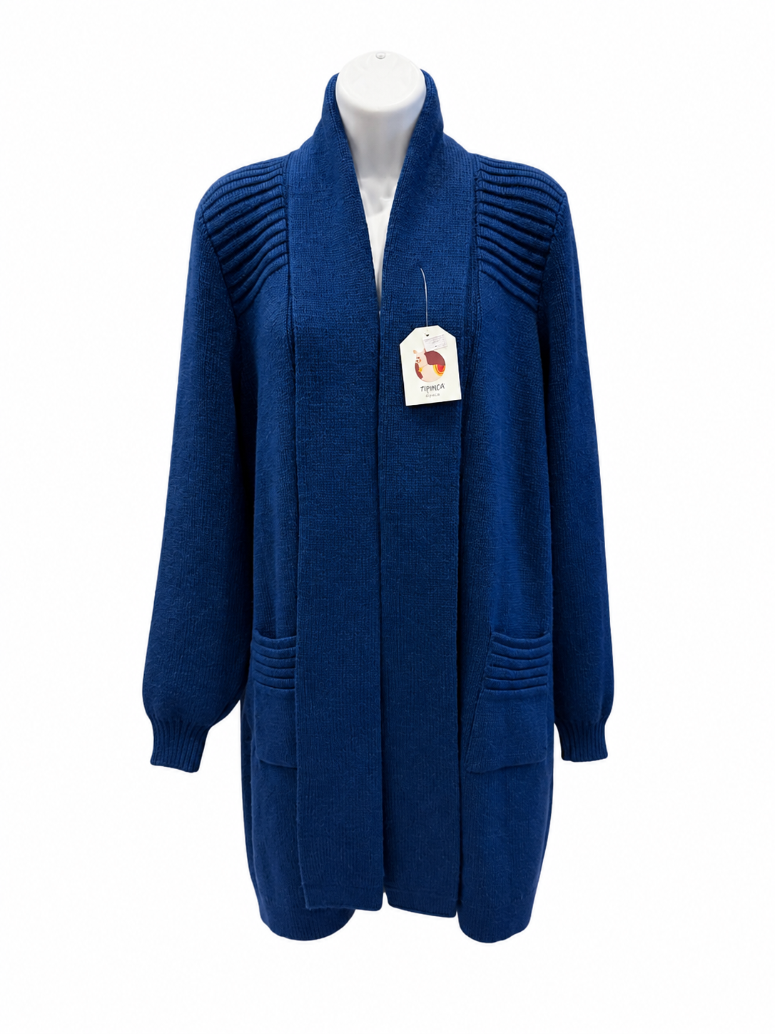 Royal Sapphire Alpaca Cardigan