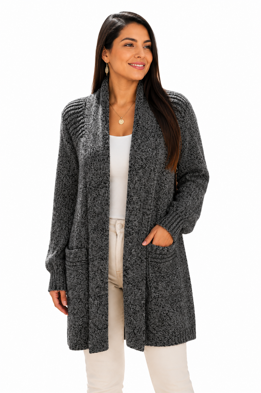 Mist Alpaca Cardigan