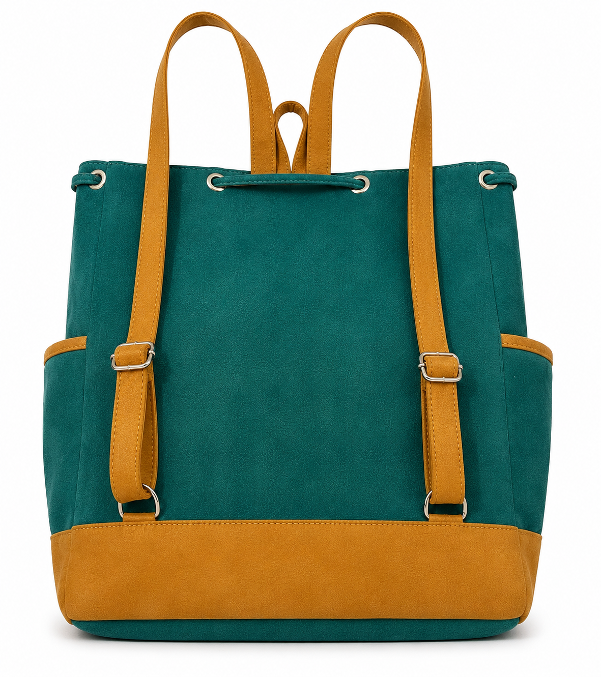 Andean Floral Embroidered Green Backpack 🌺🎒