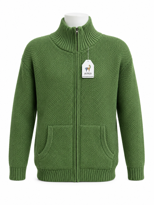 Men’s Forest Ridge Alpaca Zip Sweater
