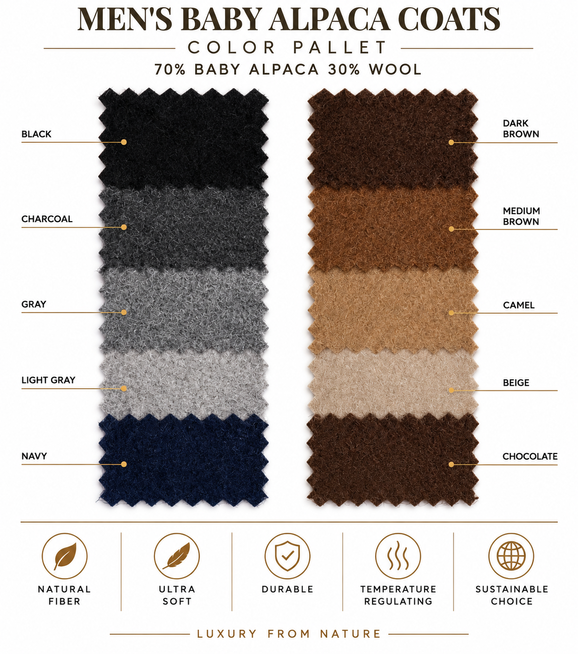 Baby Alpaca Men’s Coats