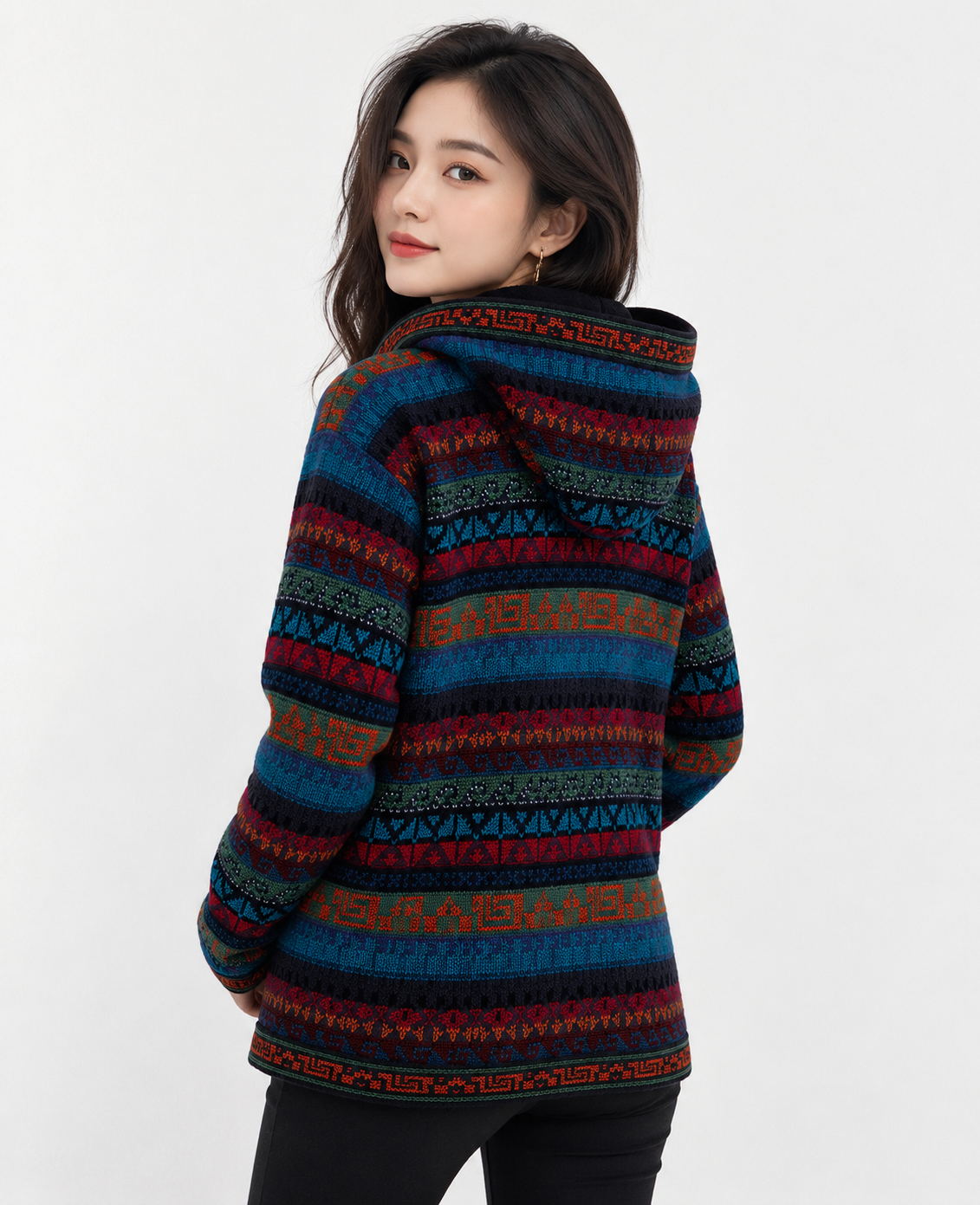 Silk Road Alpaca Hoodie Jacket
